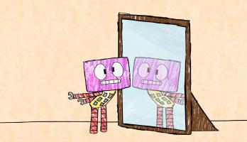 Rookie Robot Explores the World - Doppelganger - Rookie and the Mirror