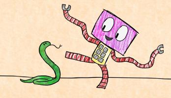 Rookie Robot Explores the World - Sssss - Rookie and the Snake